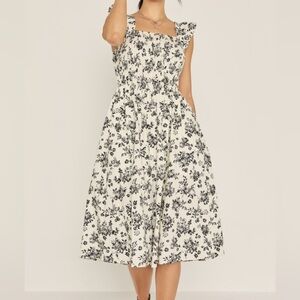 Sheryl Floral Midi Dress